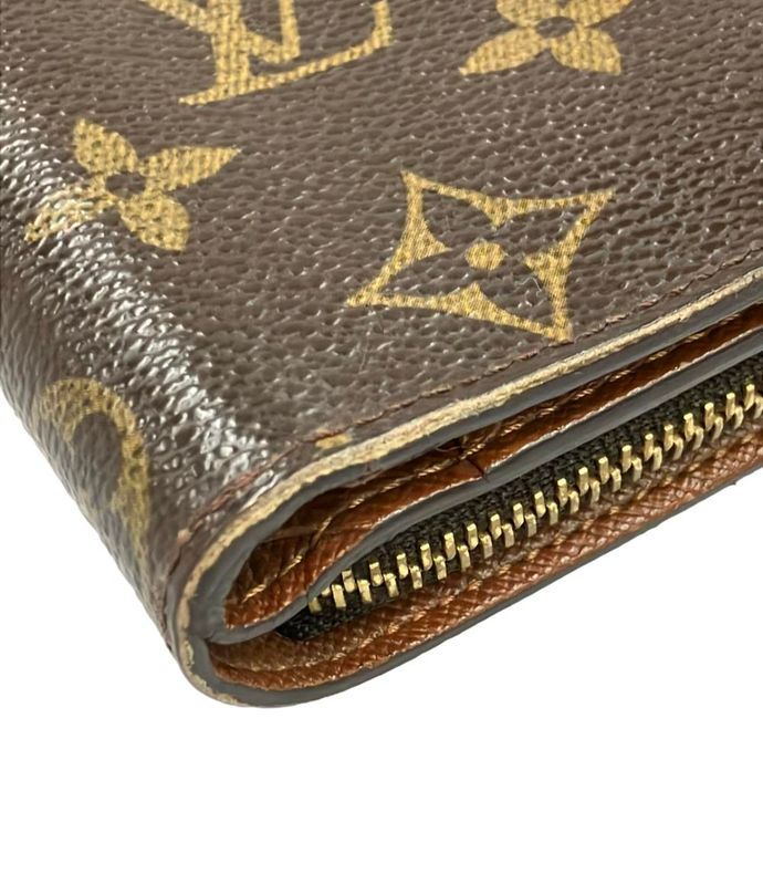 Louis Vuitton Bifold Wallet Compact Zip M61667 Ladies Louis Vuitton