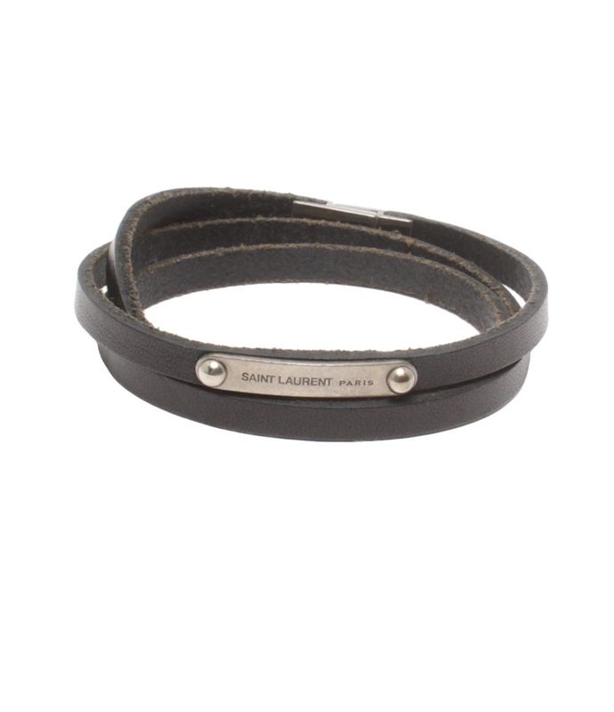 Saint Laurent Paris 3-Strand Bracelet Leather Women's Saint Laurent Paris