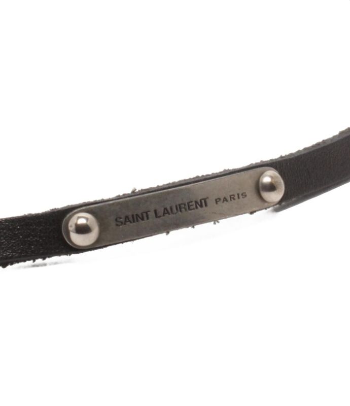 Saint Laurent Paris 3-Strand Bracelet Leather Women's Saint Laurent Paris