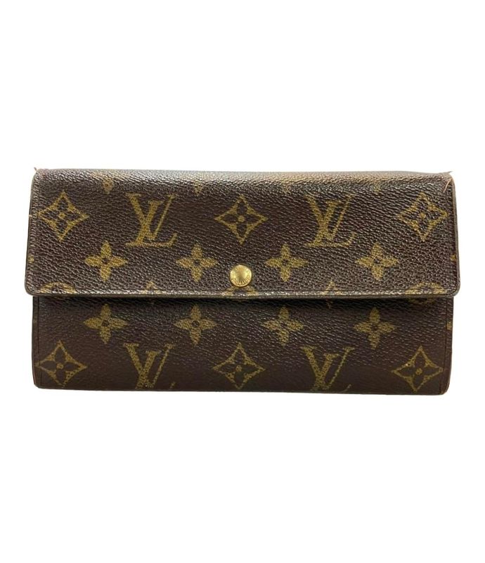 Louis Vuitton Monogram Portefeuille Sarah M61734 Women's Louis Vuitton Long