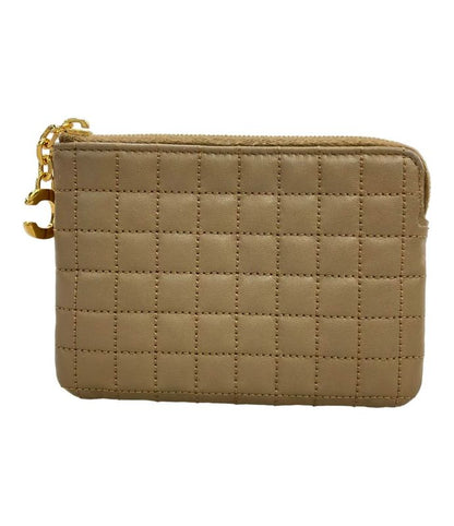 Celine Coin Case Quilted Leather Women's Celine