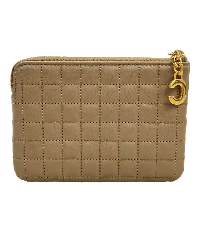 Celine Coin Case Quilted Leather Women's Celine