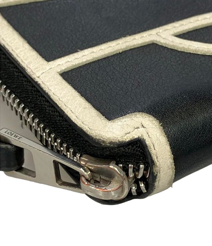 Loewe Round Zipper Bifold Wallet for Women Loewe