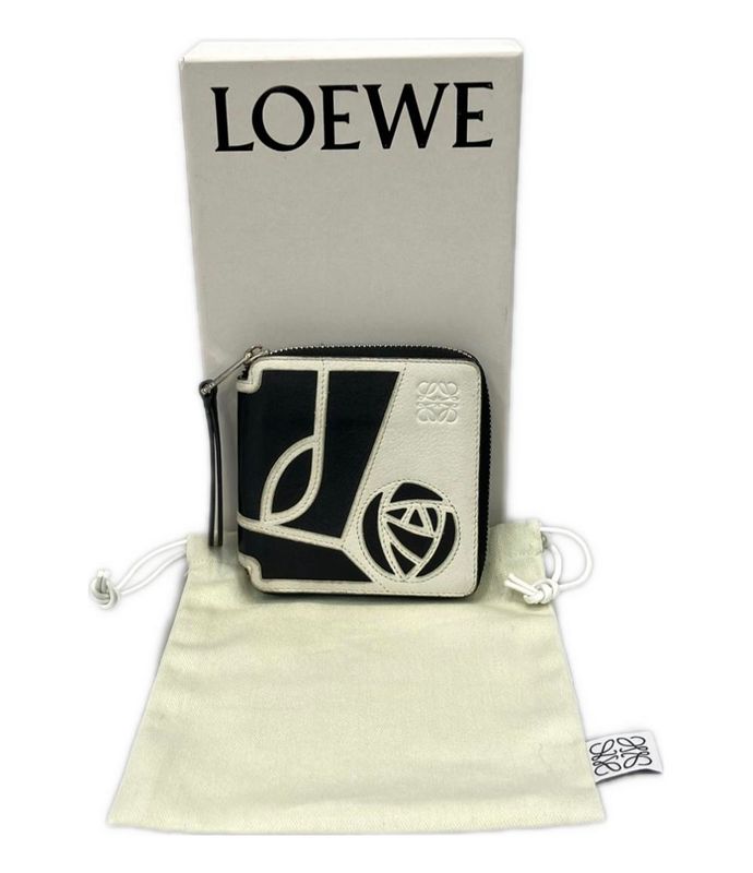 Loewe Round Zipper Bifold Wallet for Women Loewe