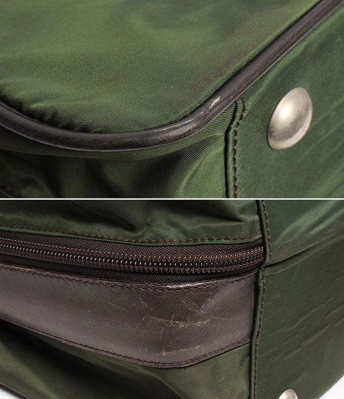 Prada Boston Bag Travel Bag V102/6 Men Women Prada