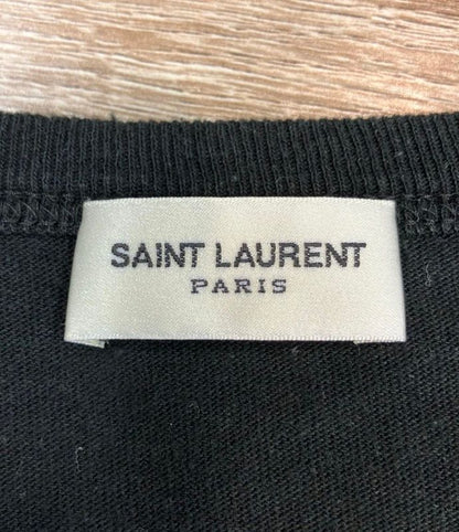 Saint Laurent Short Sleeve T-Shirt Damaged Ty74 673411 Y36lw 1050 Men's Size XS