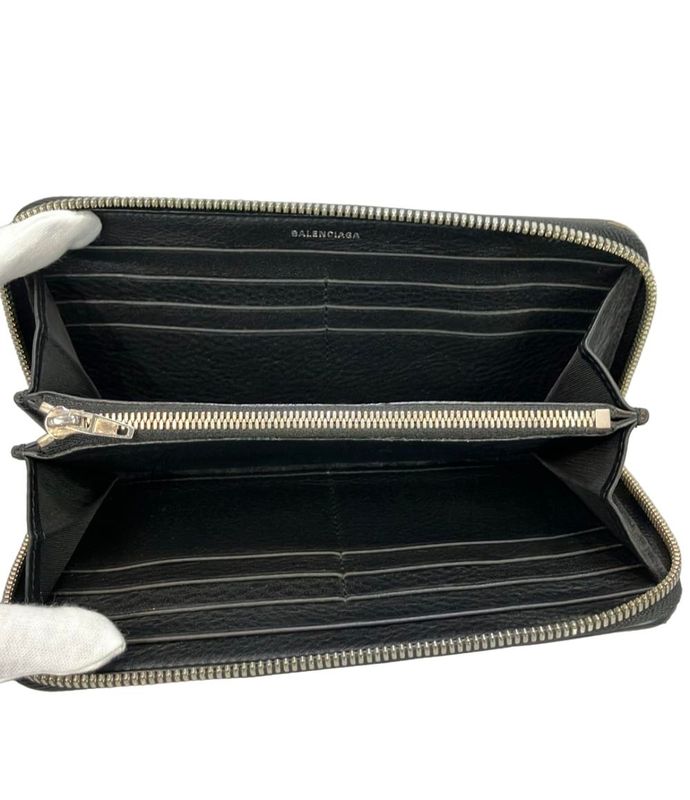 Balenciaga Round Zipper Long Wallet Men's Women's Balenciaga