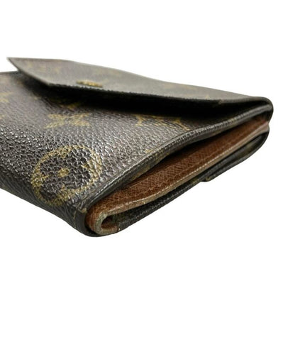 Louis Vuitton Double Hook Bifold Wallet Monogram Portmonnais Bier M61660 Ladies