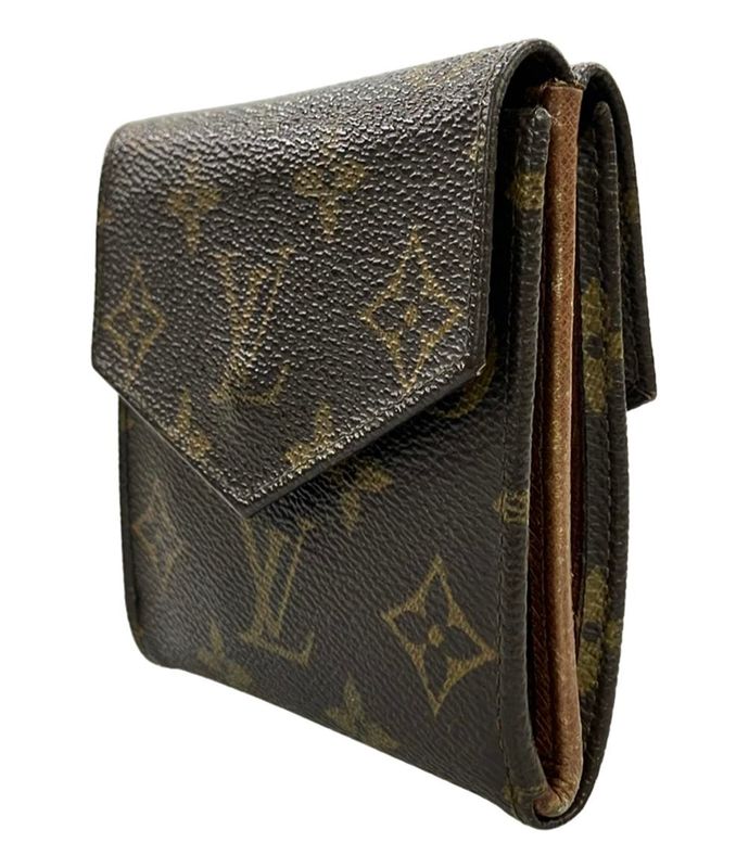 Louis Vuitton Double Hook Bifold Wallet Monogram Portmonnais Bier M61660 Ladies
