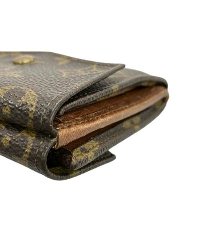 Louis Vuitton Double Hook Bifold Wallet Monogram Portmonnais Bier M61660 Ladies