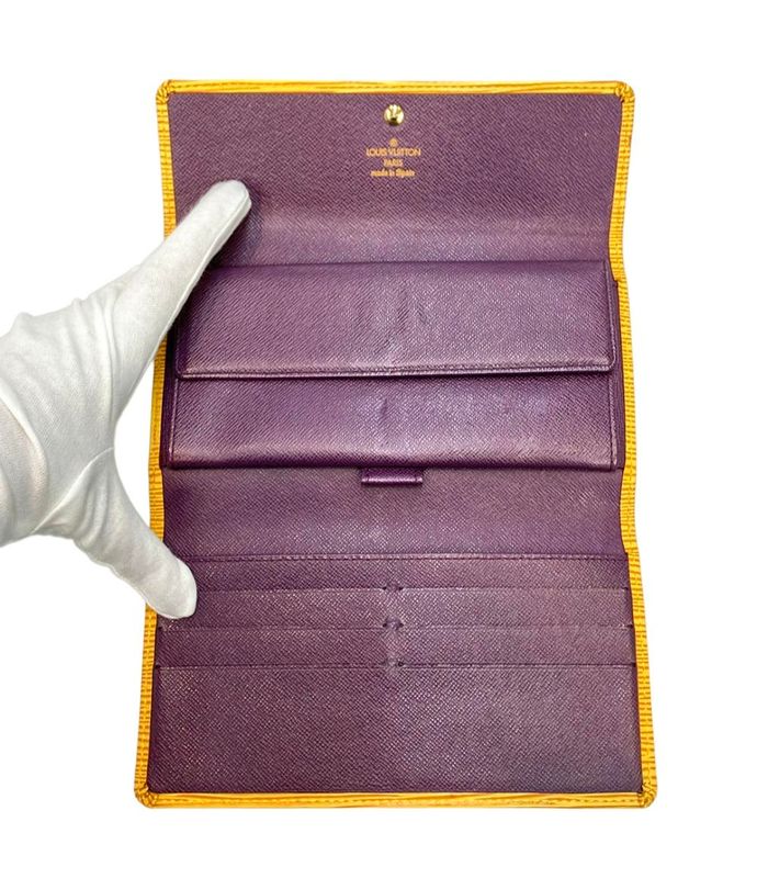 Louis Vuitton Epi Porte Trésor International Long Wallet M63389 Ladies Men