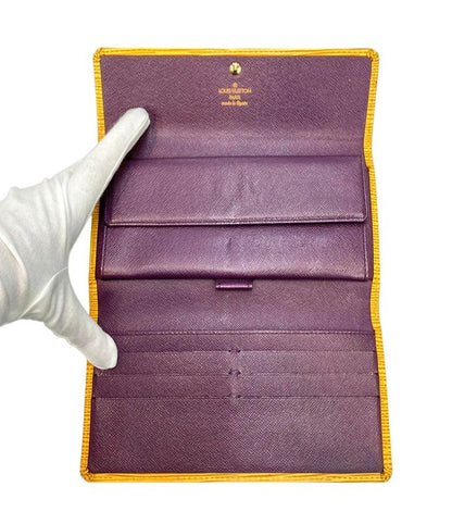 Louis Vuitton Epi Porte Trésor International Long Wallet M63389 Ladies Men