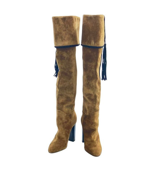 Saint Laurent Paris Long Boots Women's SIZE 37 (L) Saint Laurent Paris