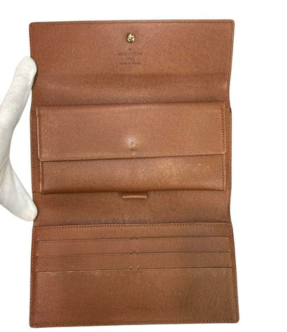 Louis Vuitton Trifold Long Wallet Porte Trésor International M61215 Ladies