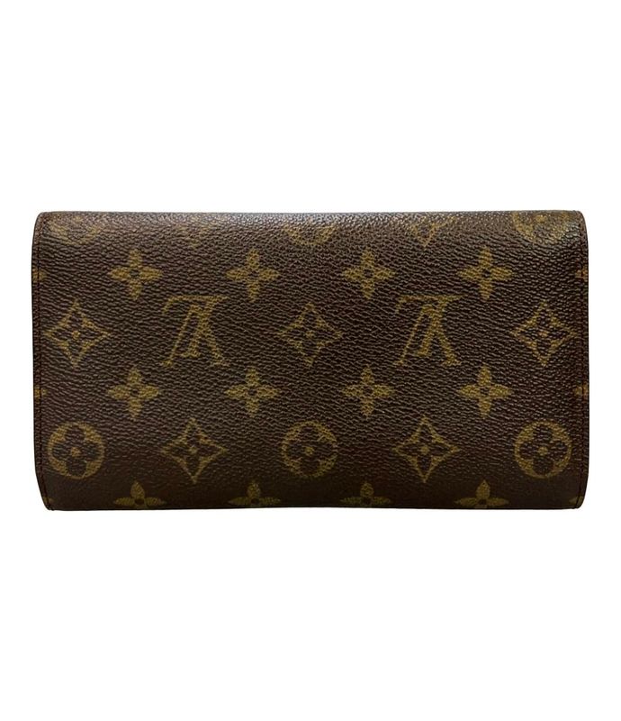 Louis Vuitton Trifold Long Wallet Porte Trésor International M61215 Ladies