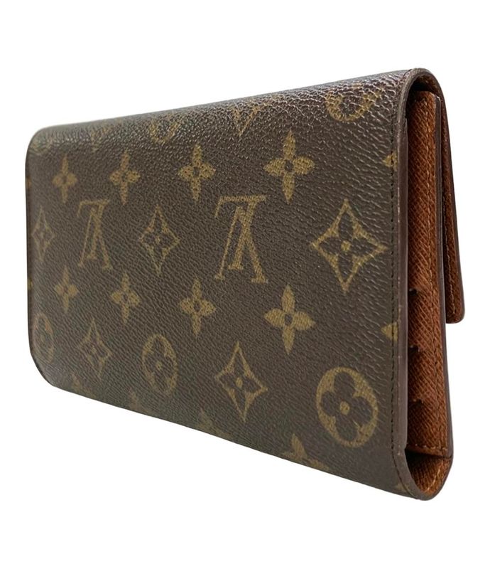 Louis Vuitton Trifold Long Wallet Porte Trésor International M61215 Ladies