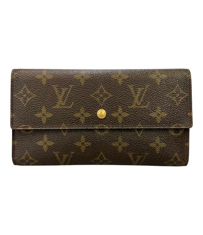 Louis Vuitton Trifold Long Wallet Porte Trésor International M61215 Ladies