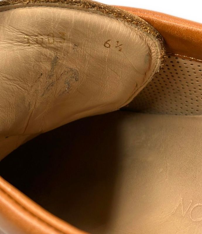 Louis Vuitton Low Cut Sneakers Leather Go1003 Men's Size 6 1/2 (S) Louis Vuitton