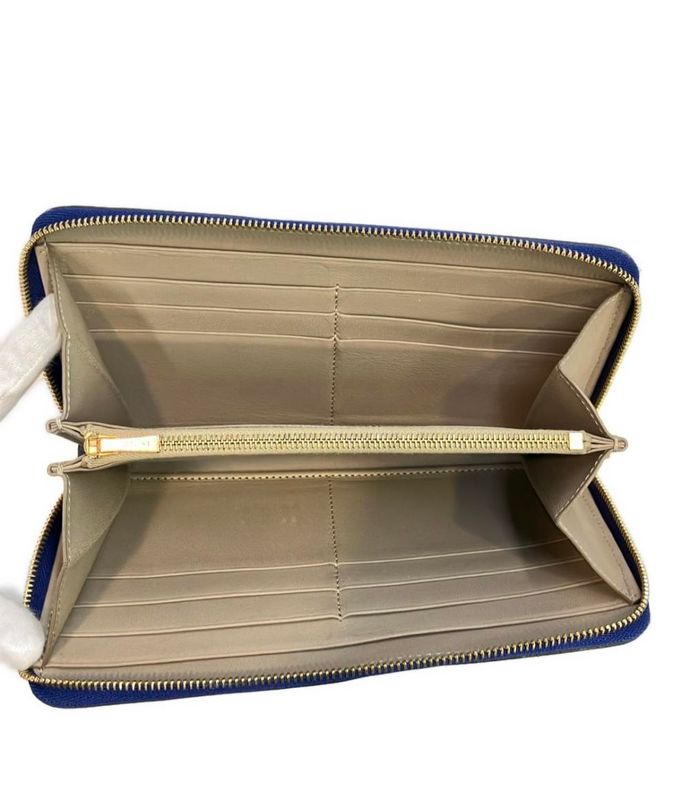 Celine Round Zipper Long Wallet Women's Celine