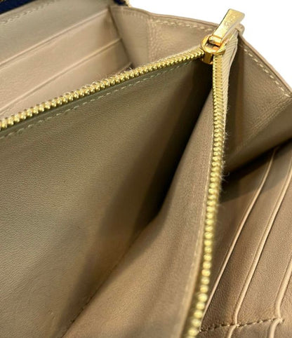 Celine Round Zipper Long Wallet Women's Celine