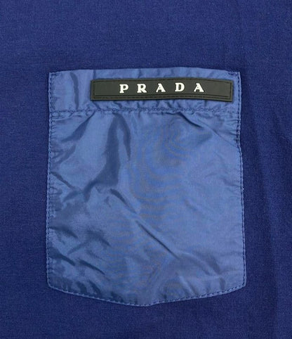 Prada Rubber Logo Nylon Pocket T-shirt Men's SIZE S Prada