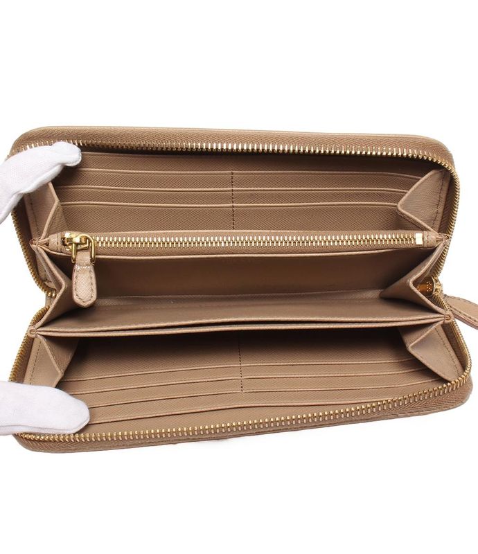 Prada Round Zipper Long Wallet 1ml506 Ladies Prada