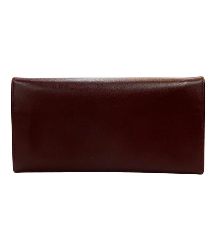 Cartier Bifold Long Wallet Leather Must Line Ladies Cartier
