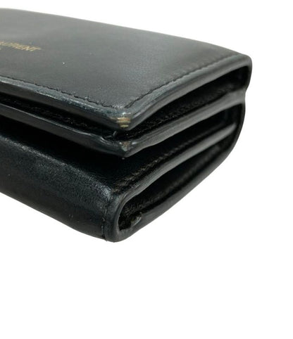 Saint Laurent Trifold Wallet Leather Women's Saint Laurent