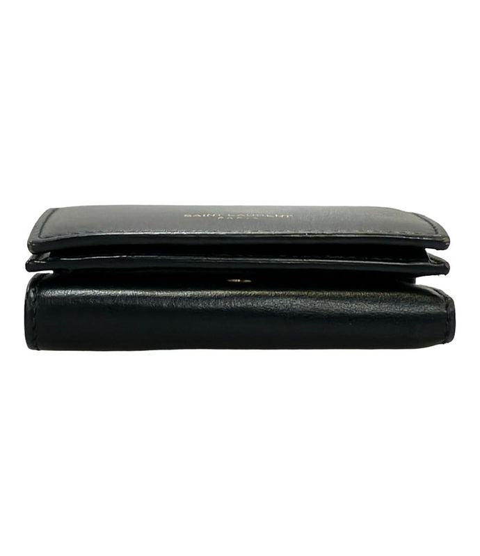 Saint Laurent Trifold Wallet Leather Women's Saint Laurent
