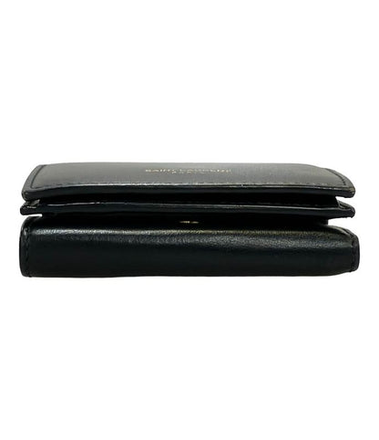 Saint Laurent Trifold Wallet Leather Women's Saint Laurent