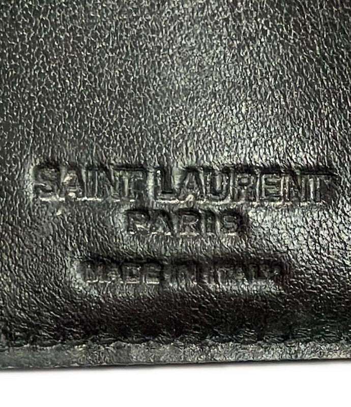Saint Laurent Trifold Wallet Leather Women's Saint Laurent