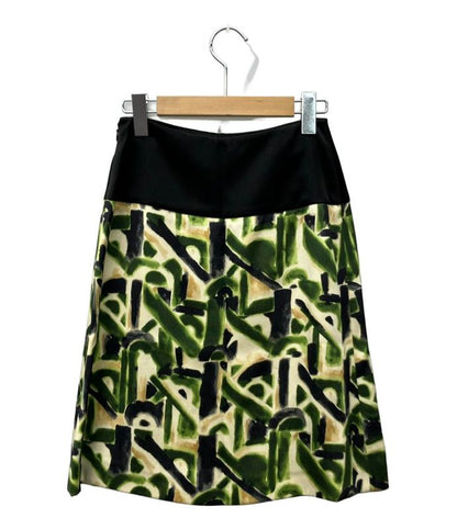 Prada Skirt Allover Pattern Women's Size 36 (S) Prada