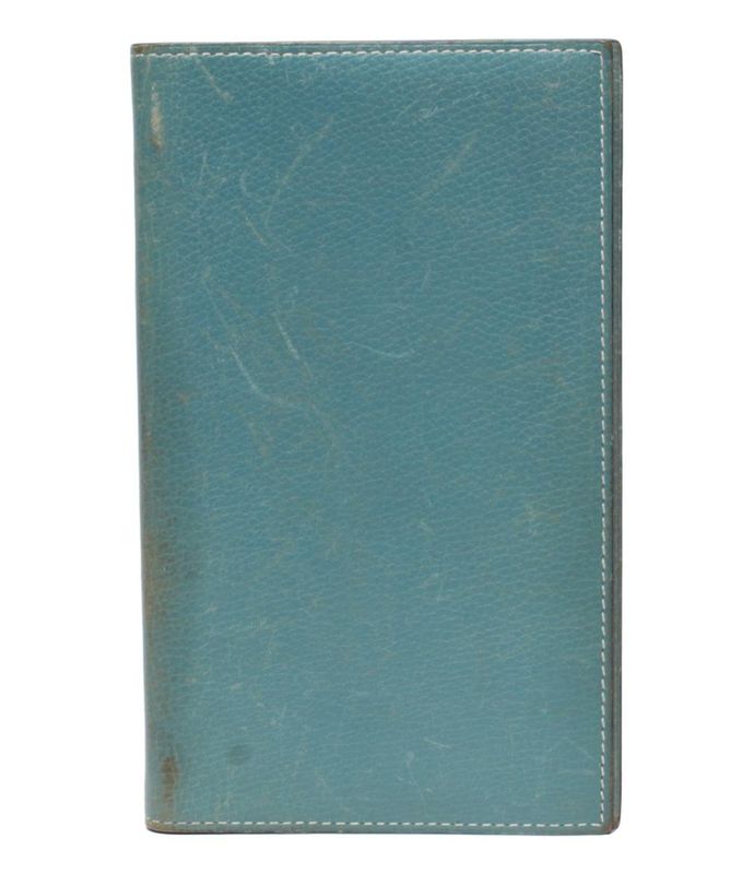 Hermes Notebook Cabas □J Engraved Silver Hardware Agenda Vision 2 Ladies Men