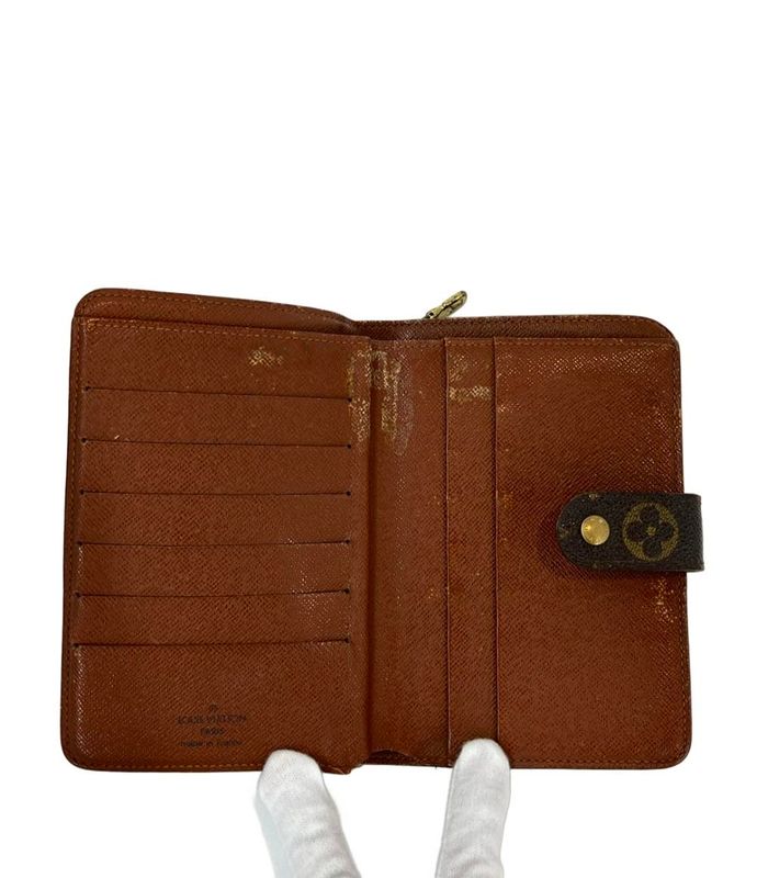 Louis Vuitton Bifold Wallet Porte Papier Zip M61207 Ladies Louis Vuitton