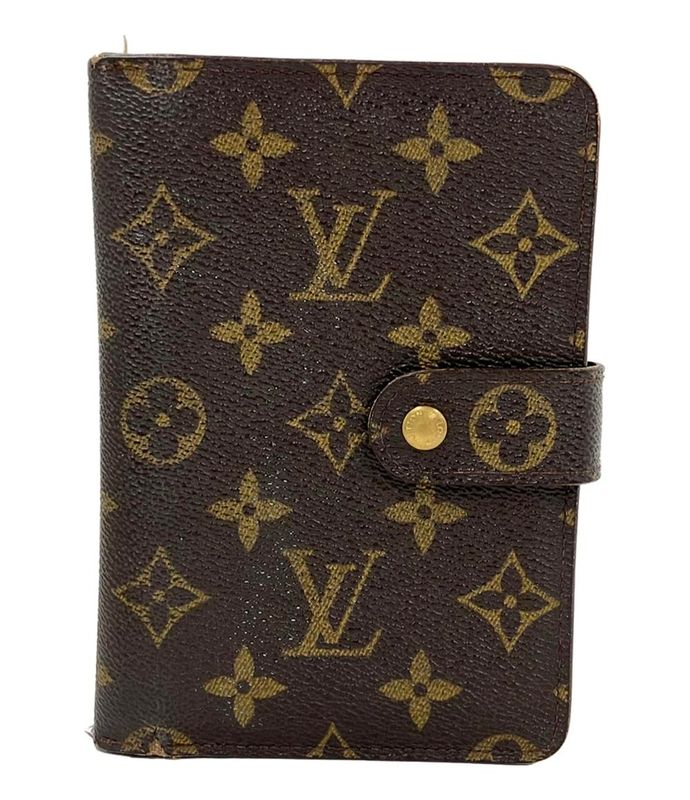 Louis Vuitton Bifold Wallet Porte Papier Zip M61207 Ladies Louis Vuitton