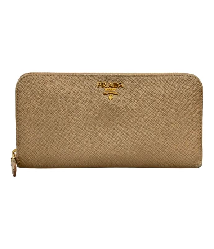 Prada Round Zipper Long Wallet 1ml506 QWA F0770 Women Prada