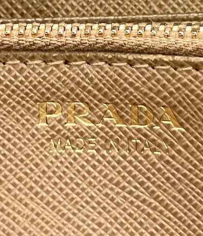 Prada Round Zipper Long Wallet 1ml506 QWA F0770 Women Prada