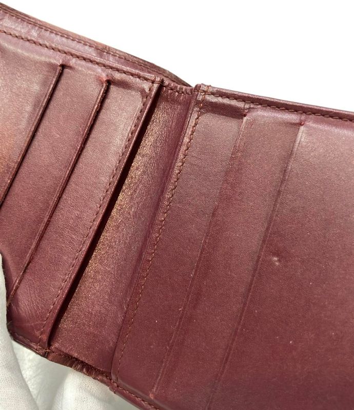 Louis Vuitton W Hook Trifold Wallet Monogram Matte Porte Monet Bier Carte Cles