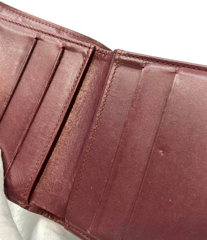 Louis Vuitton W Hook Trifold Wallet Monogram Matte Porte Monet Bier Carte Cles