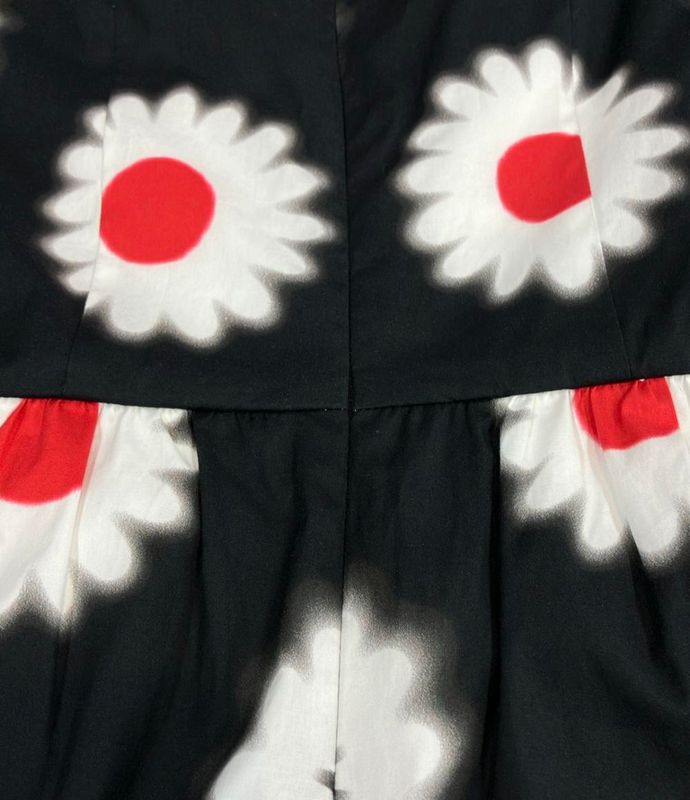 Prada Floral Pattern Sleeveless Dress Women's Size 36s Prada