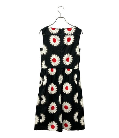 Prada Floral Pattern Sleeveless Dress Women's Size 36s Prada