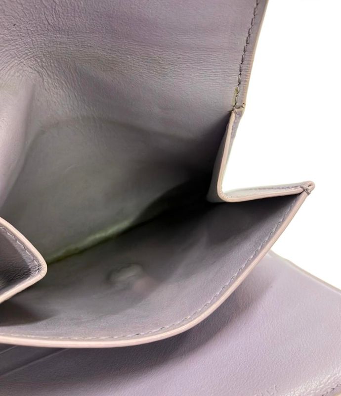 Celine Bifold Wallet Small Strap Wallet Leather Women's Celine