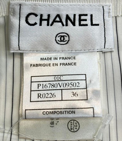Chanel Flared Skirt Coco Mark Women's Size 36 (M) Chanel