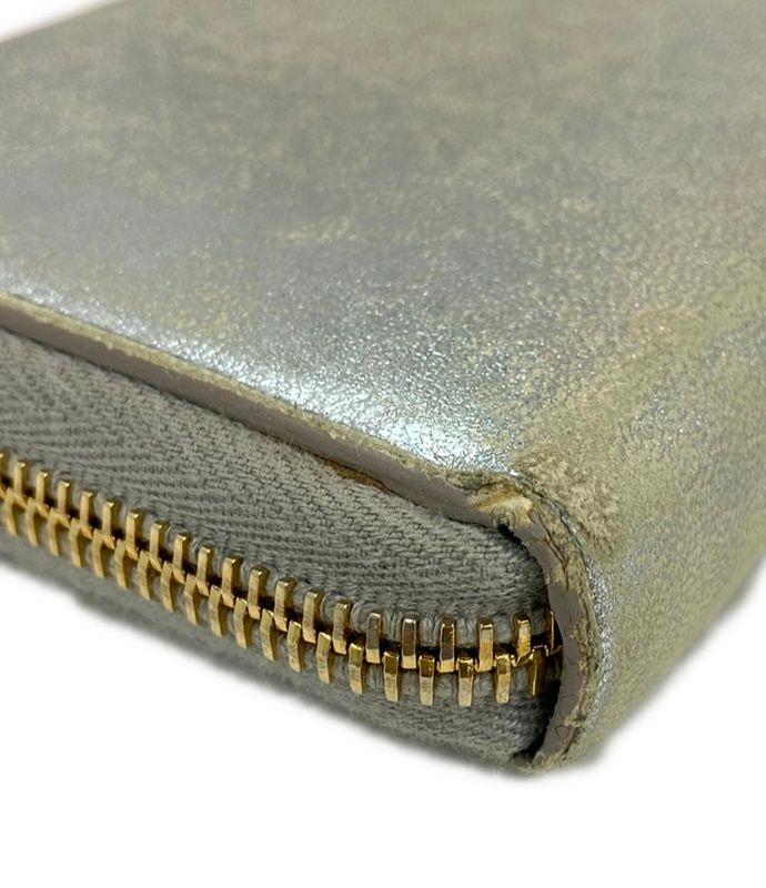 Saint Laurent Paris Round Zipper Long Wallet Women's Saint Laurent Paris