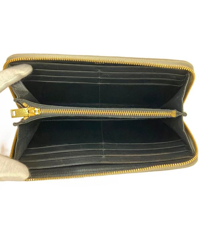 Saint Laurent Paris Round Zipper Long Wallet Women's Saint Laurent Paris