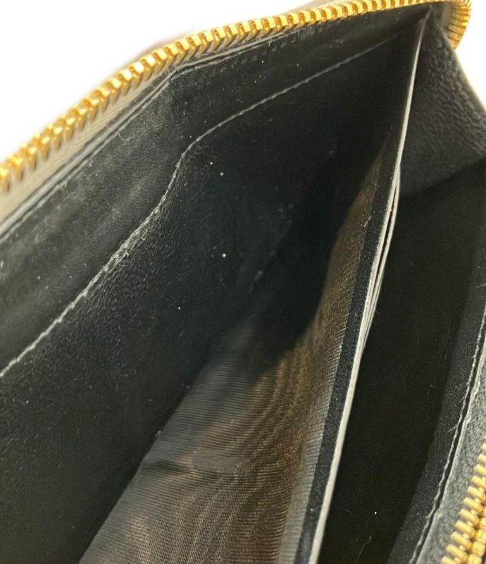 Saint Laurent Paris Round Zipper Long Wallet Women's Saint Laurent Paris