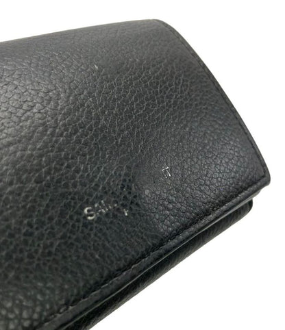 Saint Laurent Trifold Wallet Tiny Wallet Leather Women's Saint Laurent