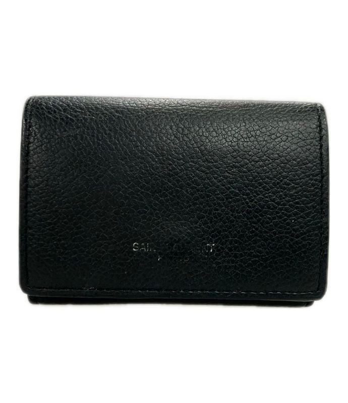 Saint Laurent Trifold Wallet Tiny Wallet Leather Women's Saint Laurent