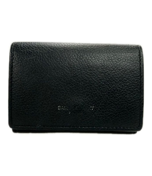 Saint Laurent Trifold Wallet Tiny Wallet Leather Women's Saint Laurent