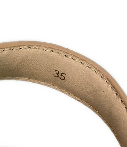 Prada Nappa Leather Ankle Strap Sandals Calzature Baby 0x0659 Womens Size 35